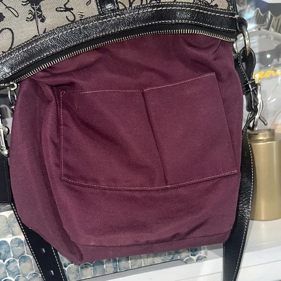 Coach black Monogram Black and Gray Crossbody Bag - Picture 9 of 9